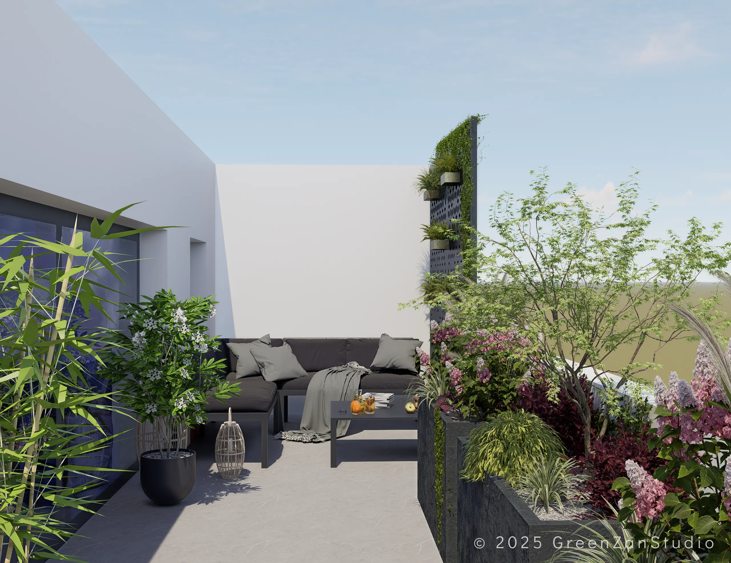 Projekt zagospodarowania balkonu