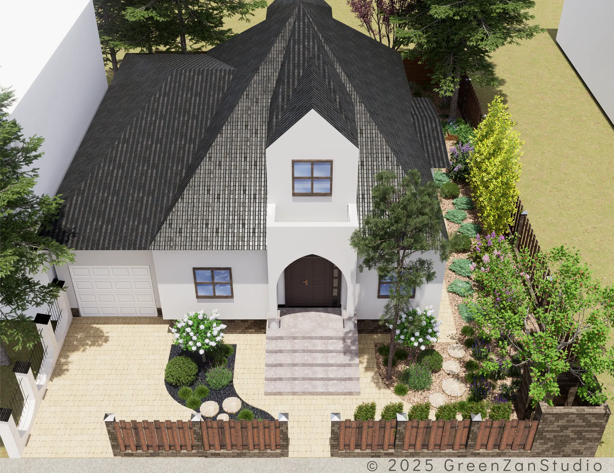 Projekt naturalistycznego ogrodu w Wilanowie