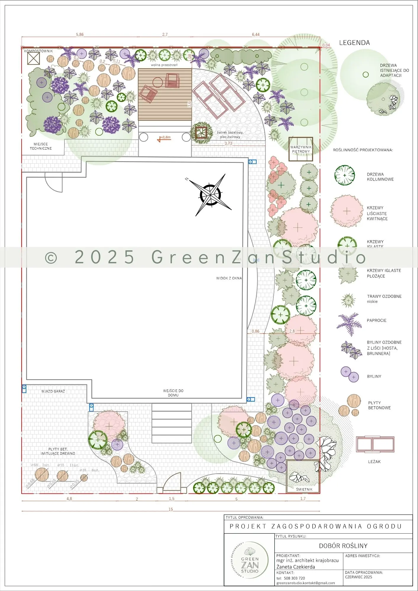 Rzut z góry projektu